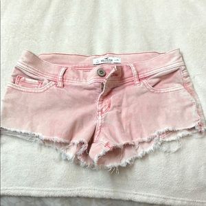 Distressed hollister shorts